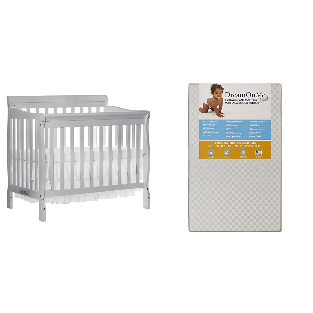 Dream On Me Aden 4-in-1 Convertible Mini Crib