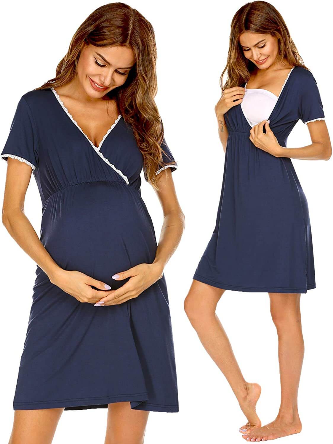 6 Best Postpartum Pajamas: All the Silky goodness you need after Birth.